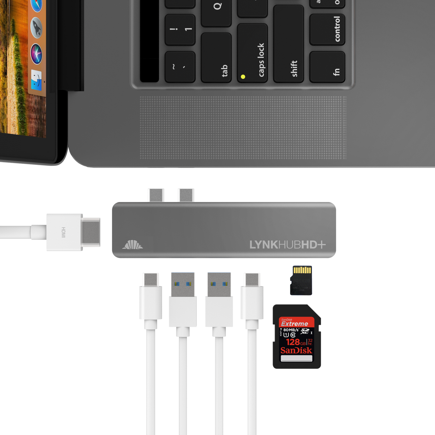 LynkHUB HD+ is a 7-in-1 adapter by IntelliArmor