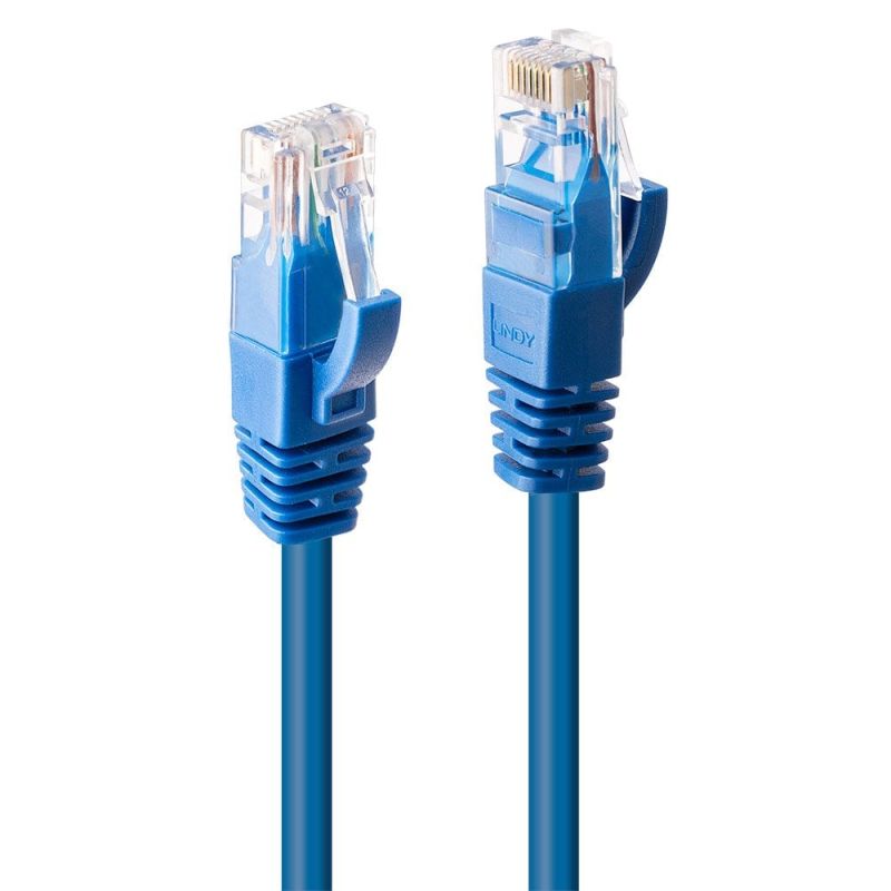 LINDY 15m CAT6 UTP Cable Blue