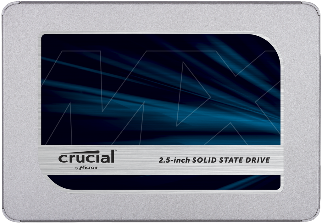 MICRON (CRUCIAL) MX500 500GB 2.5" SATA SSD - 3D TLC 560/510 MB/s 90/95K IOPS Acronis True Image Cloning Software 7mm w/9.5mm spacer