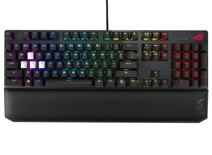 ASUS XA04 STRIX SCOPE DX/BN ROG Strix Scope Deluxe RGB Wired Mechanical Gaming Keyboard, Cherry MX Switches, Aluminum Frame