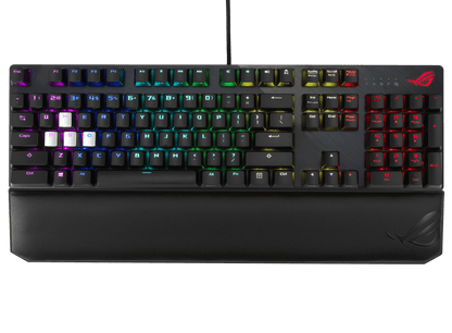 ASUS XA04 STRIX SCOPE DX/BN ROG Strix Scope Deluxe RGB Wired Mechanical Gaming Keyboard, Cherry MX Switches, Aluminum Frame