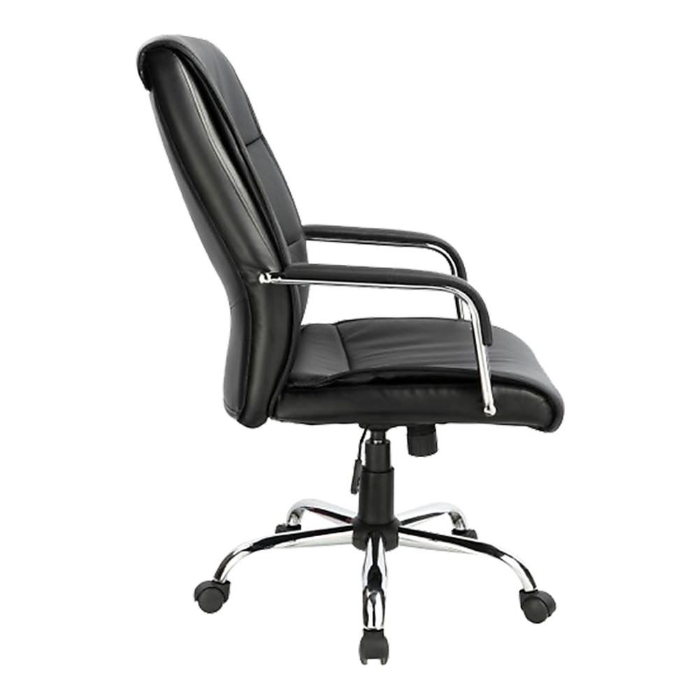 PU Leather Office Chair Executive Padded Black