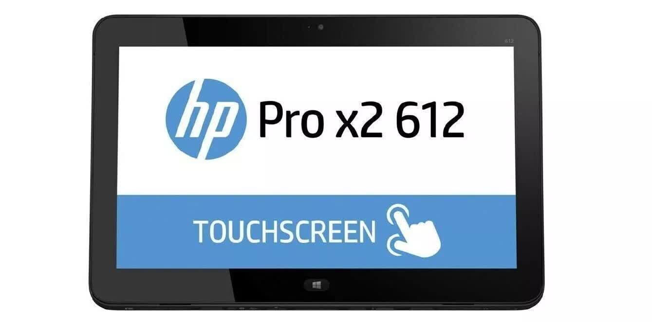 HP Pro X2 612 G2 12-in Tablet m3-7y30 4GB RAM 128GB SSD Windows 11 Touch screen-A